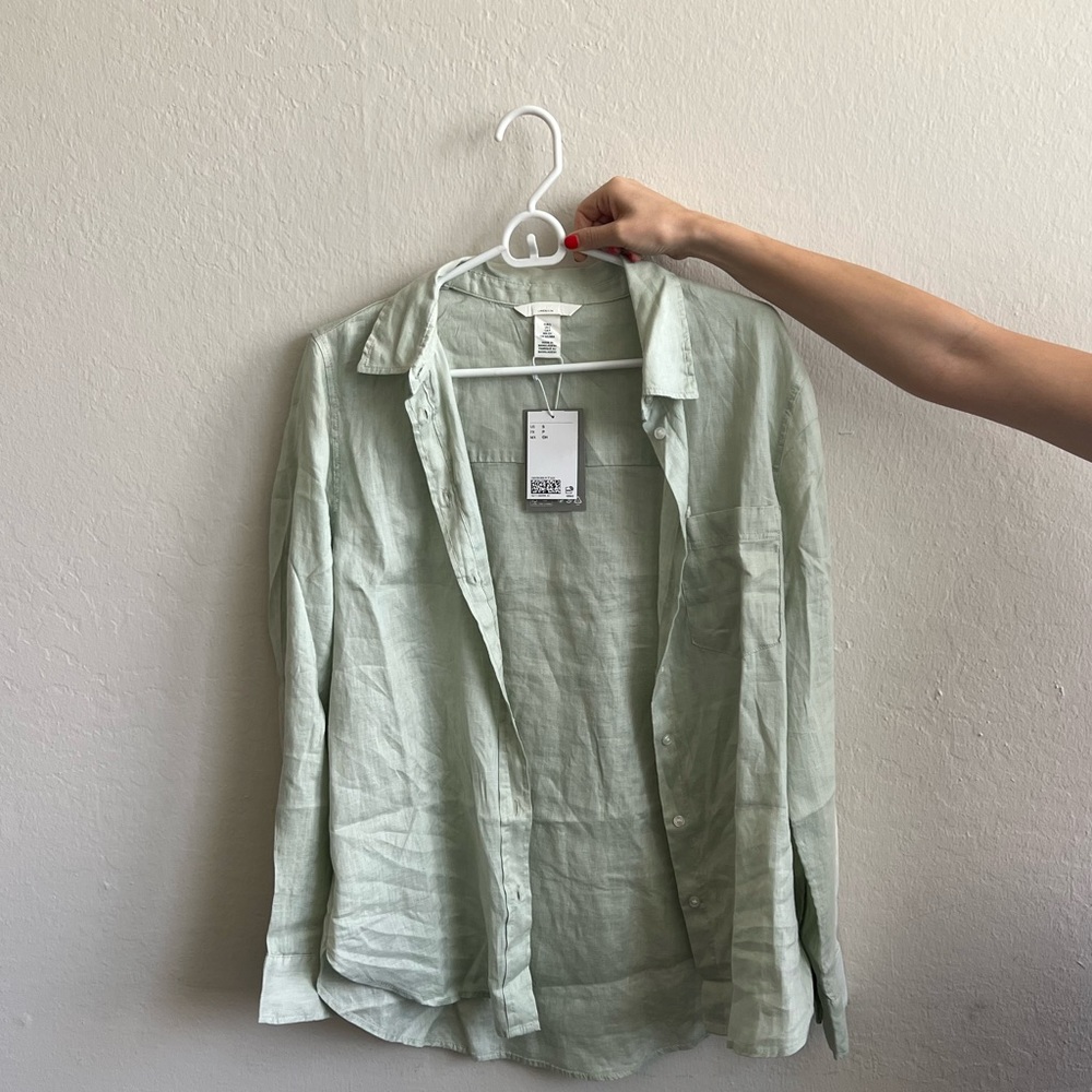 H&M Mint Shirt Size S
